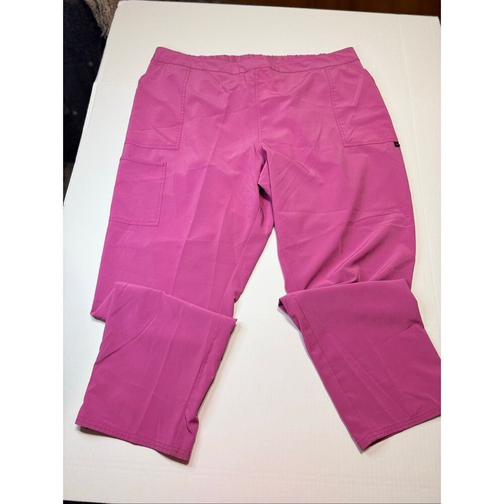 Scrubstar Pink Guava Scrub Pants with Leg Zippers Size 3XL